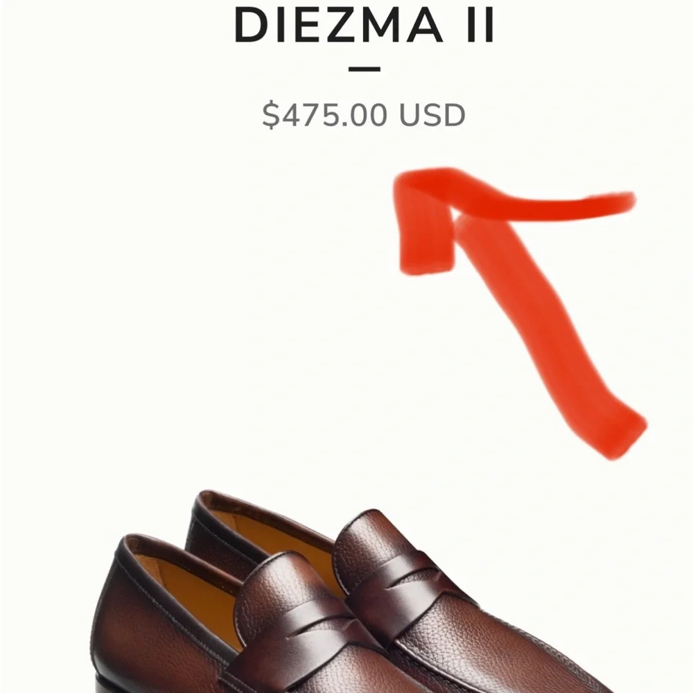 Magnanni Rich Brown‎ Leather Slip-On Loafers - Picture 2 of 12
